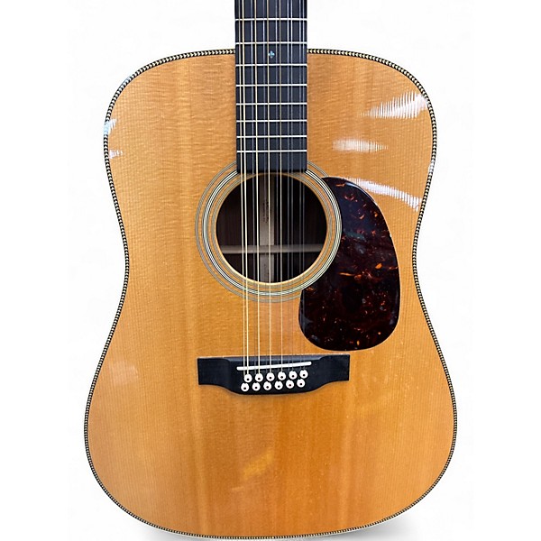 Used Martin HD12-28 Natural 12 String Acoustic Guitar