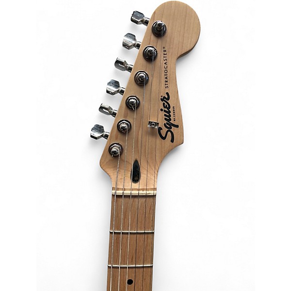 Used Squier SONIC STRATOCASTER White Solid Body Electric Guitar