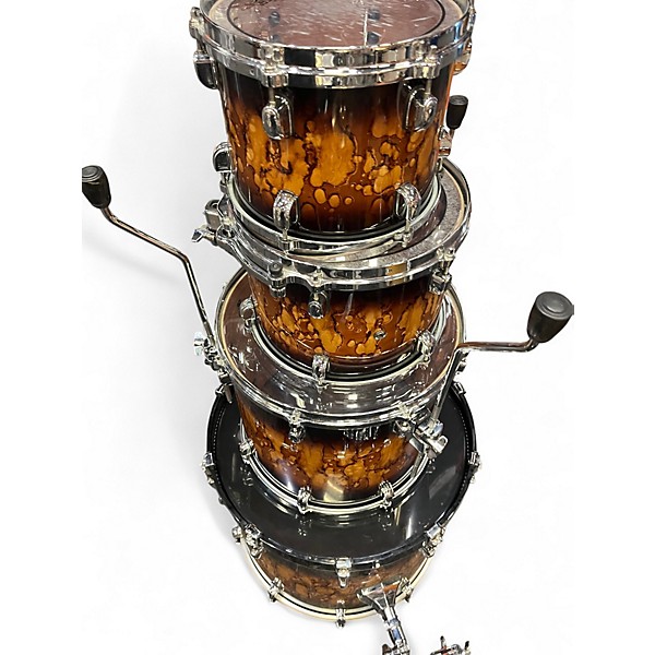 Used TAMA 4 Piece Starclassic MOLTEN BROWN BURST Drum Kit