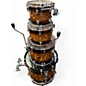 Used TAMA 4 Piece Starclassic MOLTEN BROWN BURST Drum Kit
