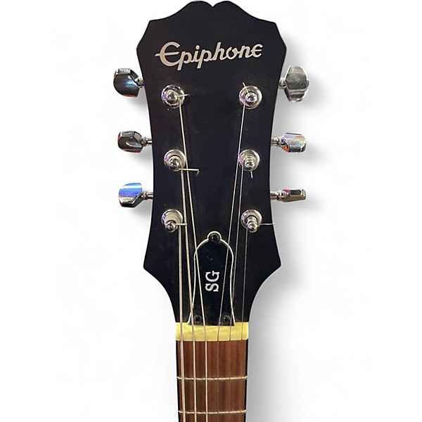Used Epiphone SG Black Solid Body Electric Guitar