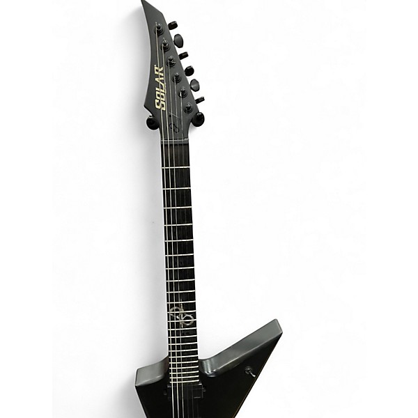 Used Solar Guitars E1.6 Black Solid Body Electric Guitar