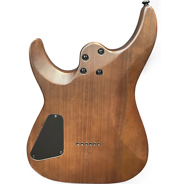 Used Schecter Guitar Research Omen Elite Cherry Burst Solid Body Electric Guitar