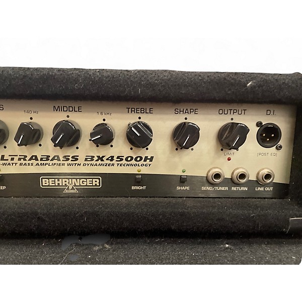 Used Behringer Ultrabass BX4500H Bass Amp Head
