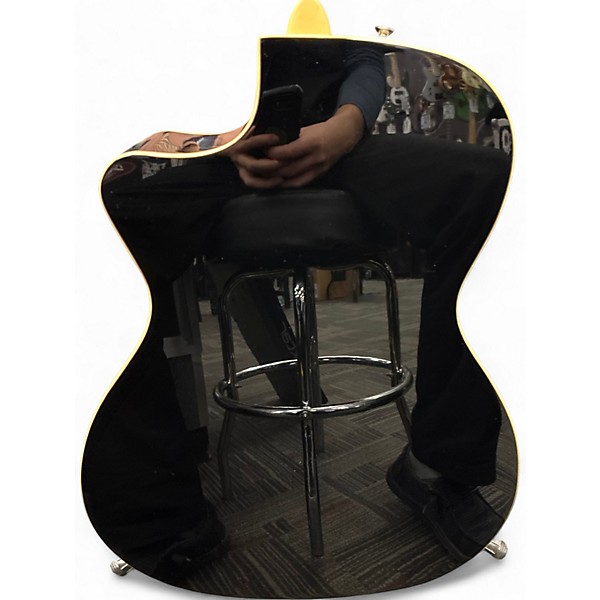 Used Fender Kingman 4-String Black Acoustic Bass Guitar