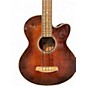 Used Ibanez AEB10E Dark Violin Sunburst Acoustic Bass Guitar