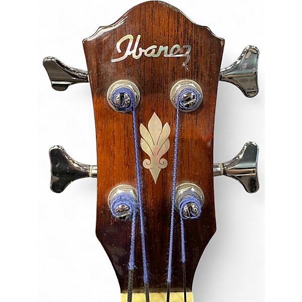 Used Ibanez AEB10E Dark Violin Sunburst Acoustic Bass Guitar