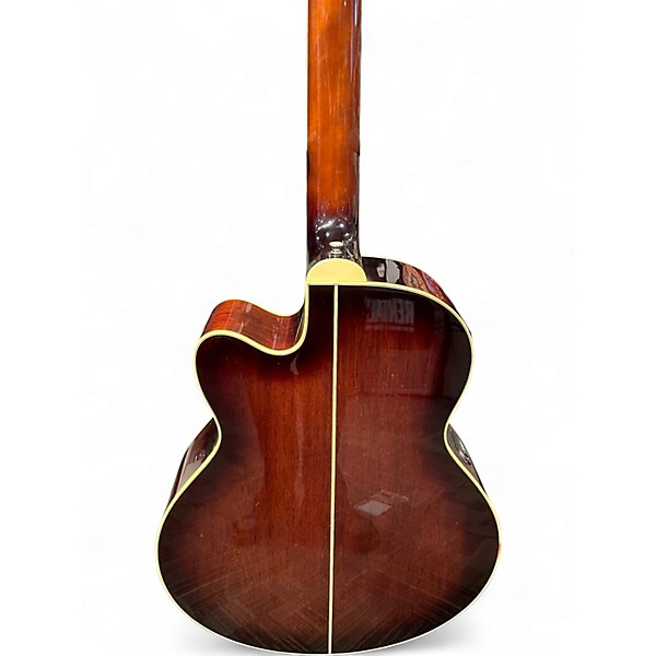 Used Ibanez AEB10E Dark Violin Sunburst Acoustic Bass Guitar