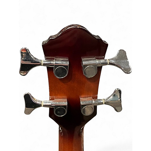 Used Ibanez AEB10E Dark Violin Sunburst Acoustic Bass Guitar