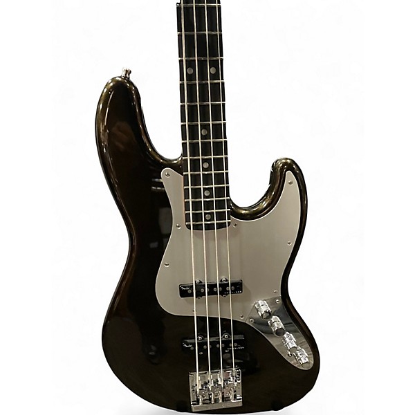Used Fender American Ultra II Jazz Bass Ebony Fingerboard Texas Tea Electric Bass Guitar