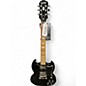 Used 2008 Epiphone SG G400 BLACK Solid Body Electric Guitar thumbnail