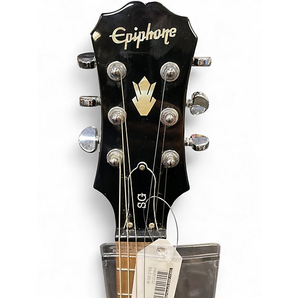 Used 2008 Epiphone SG G400 BLACK Solid Body Electric Guitar