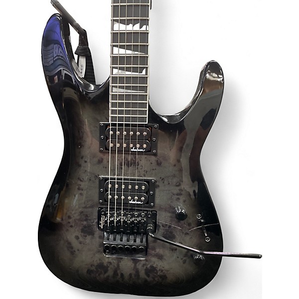 Used Jackson JS32 Dinky Trans Black Solid Body Electric Guitar