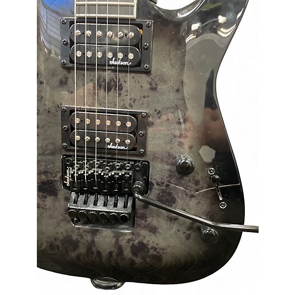 Used Jackson JS32 Dinky Trans Black Solid Body Electric Guitar