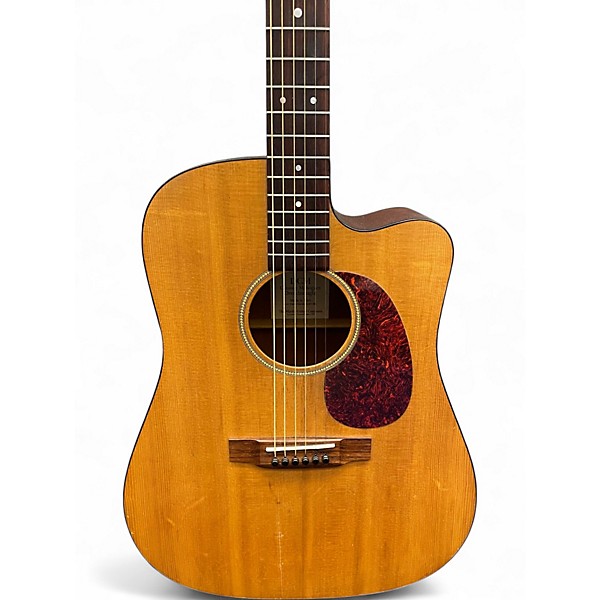 Used 1997 Martin DCM Natural Acoustic Electric Guitar