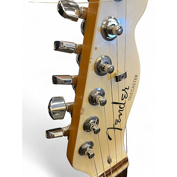 Used 2020 Fender LITMITED EDITION AMERICAN SHOWCASE TELECASTER  Pearl White Solid Body Electric Guitar