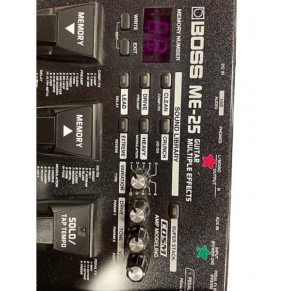 Used BOSS ME25 Guitar Multi Effect Processor