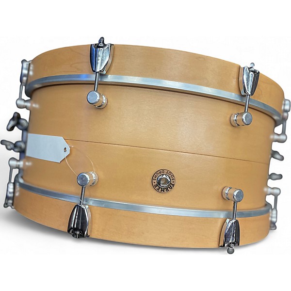 Used Farmer 3 Piece foot drums travel kit Natural Drum Kit