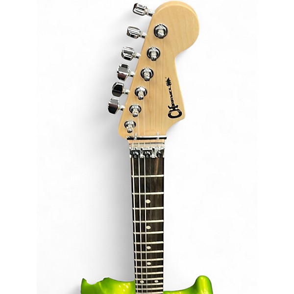 Used Charvel Pro Mod San Dimas STYLE 1 HH FRE LIME GREEN METALLIC Solid Body Electric Guitar