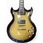 Used Woodrite Warlord Gold Burst Solid Body Electric Guitar