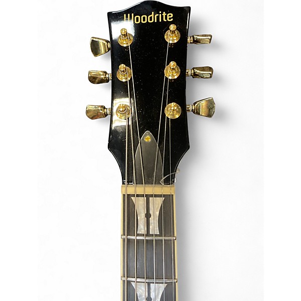 Used Woodrite Warlord Gold Burst Solid Body Electric Guitar