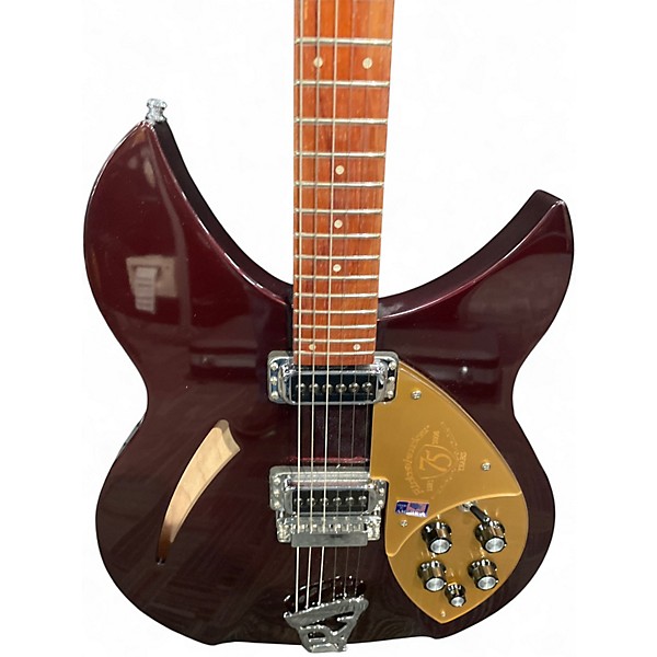 Used 2007 Rickenbacker 330 75th Anniversary  Dark Cherry Hollow Body Electric Guitar
