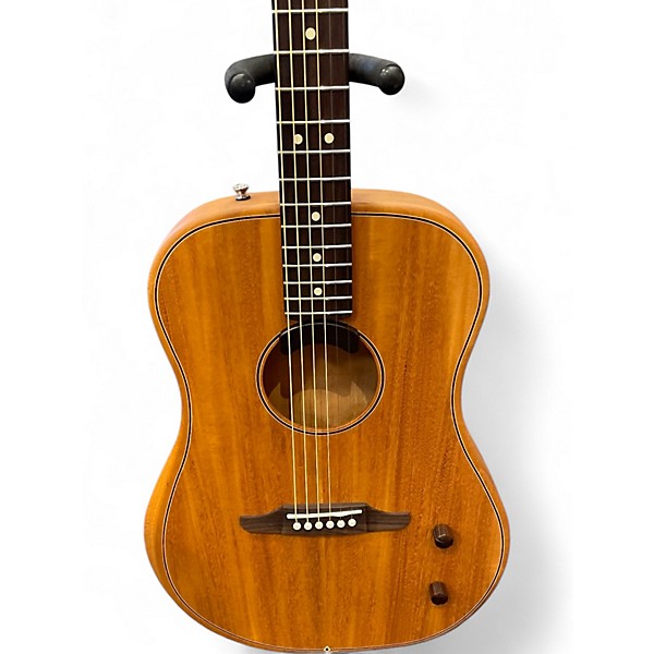 Used Fender Highway Series Dreadnought Natural Acoustic Electric Guitar