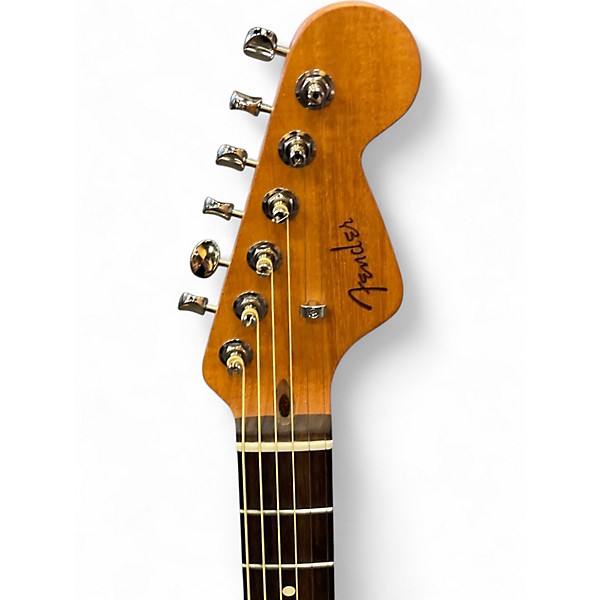 Used Fender Highway Series Dreadnought Natural Acoustic Electric Guitar