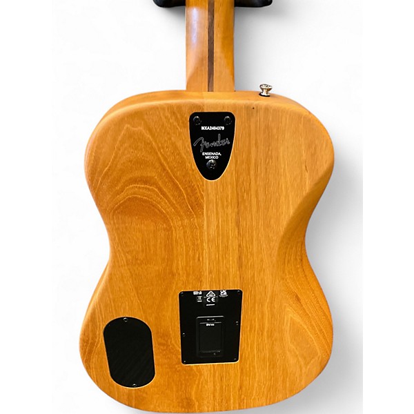 Used Fender Highway Series Dreadnought Natural Acoustic Electric Guitar