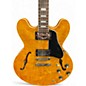 Used Gibson ES335 Figured Amber Hollow Body Electric Guitar