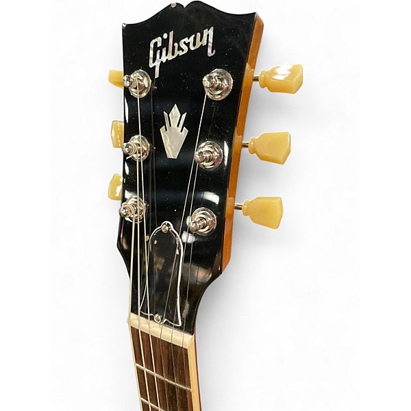 Used Gibson ES335 Figured Amber Hollow Body Electric Guitar