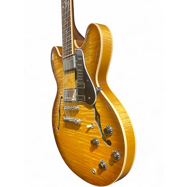 Used 2006 Gibson ES335 Figured HONEY SUNBURST Hollow Body Electric Guitar