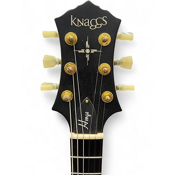 Used Knaggs Honga Tier 2 White Solid Body Electric Guitar