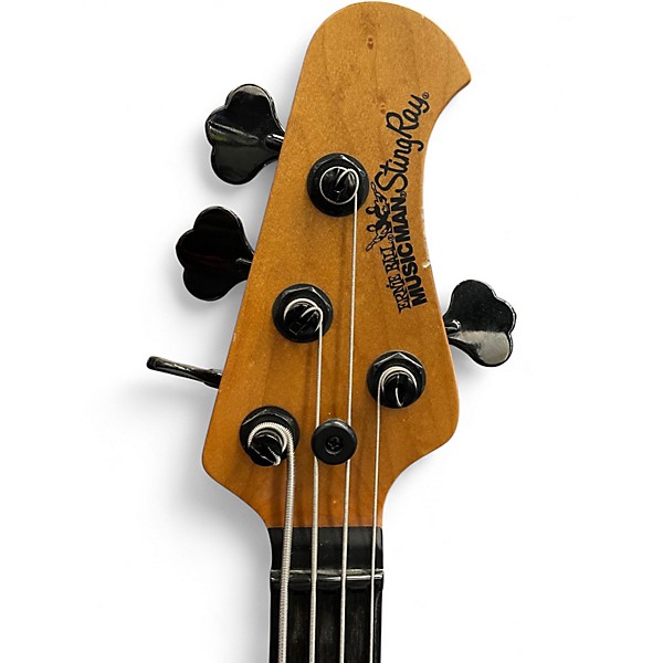 Used Ernie Ball Music Man Stingray 4 String Black Electric Bass Guitar