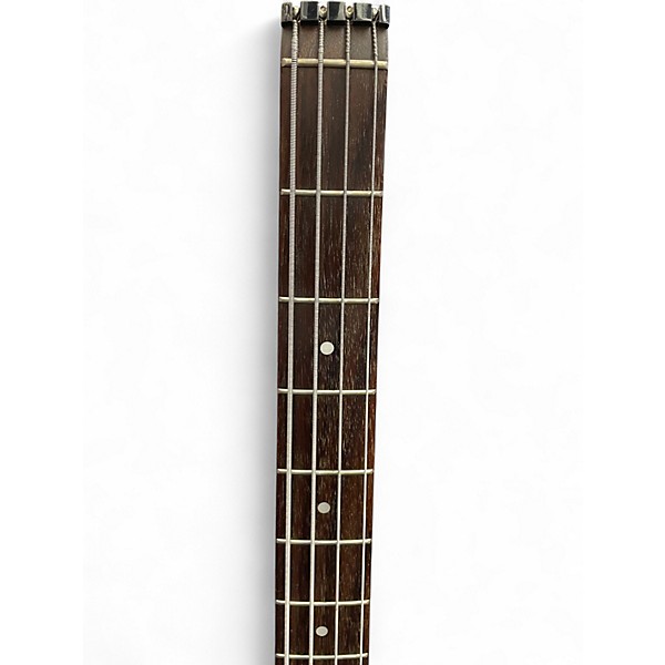 Vintage 1980s Cort Headless Black Electric Bass Guitar