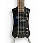 Vintage 1980s Cort Headless Black Electric Bass Guitar