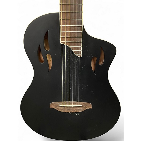 Used Ortega Tour Player Black Acoustic Electric Guitar