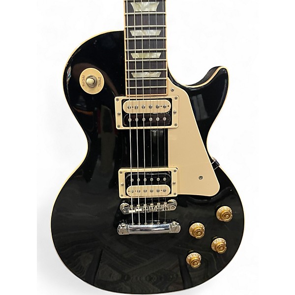 Used Gibson Les Paul Classic Black Solid Body Electric Guitar