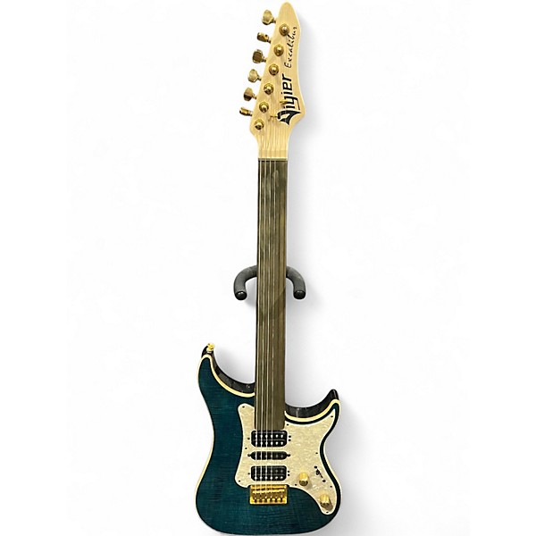 Used Vigier SURFRETER SPECIAL EXCALIBUR Ocean Turquoise Solid Body Electric Guitar