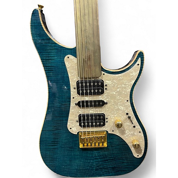 Used Vigier SURFRETER SPECIAL EXCALIBUR Ocean Turquoise Solid Body Electric Guitar