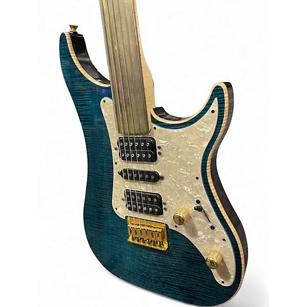 Used Vigier SURFRETER SPECIAL EXCALIBUR Ocean Turquoise Solid Body Electric Guitar