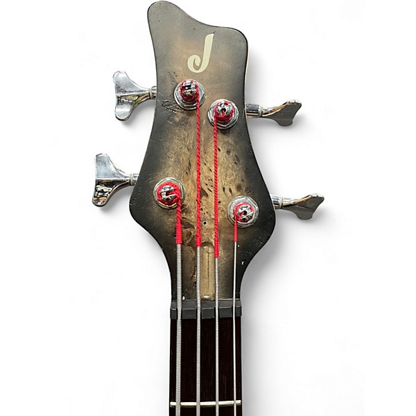 Used Jackson SPECTRA PRO Black Burl Electric Bass Guitar