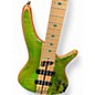 Used Ibanez SR4FMDX Trans Green Electric Bass Guitar