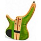 Used Ibanez SR4FMDX Trans Green Electric Bass Guitar
