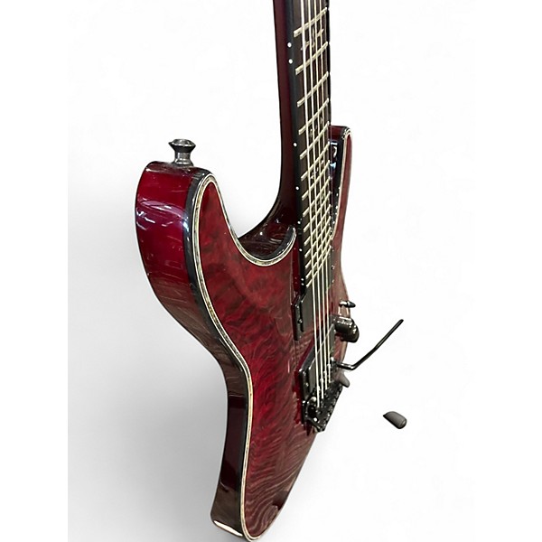 Used Schecter Guitar Research Hellraiser C1 Floyd Rose Black Cherry Solid Body Electric Guitar