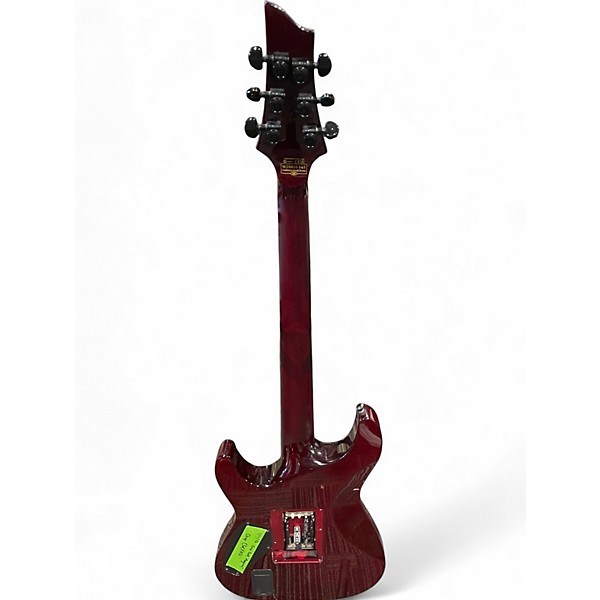 Used Schecter Guitar Research Hellraiser C1 Floyd Rose Black Cherry Solid Body Electric Guitar