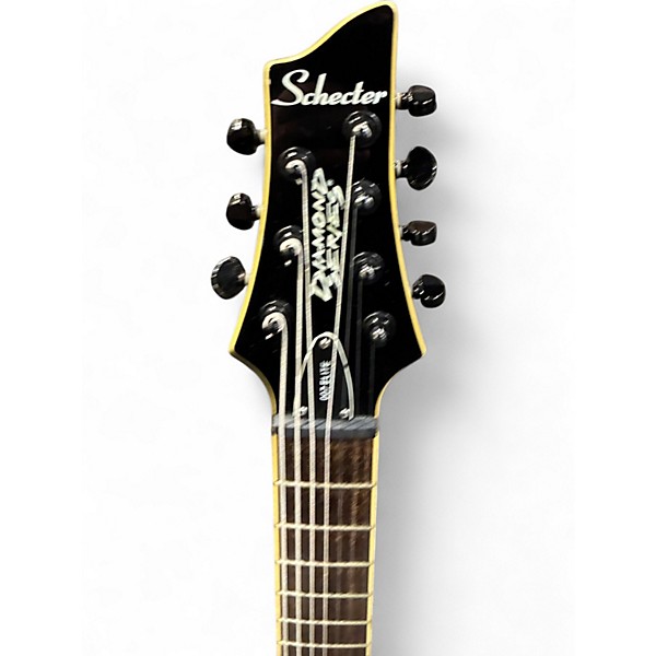 Used Schecter Guitar Research 007 ELITE RED Solid Body Electric Guitar