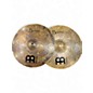 Used MEINL 15in Byzance Dark Hi Hat Pair Cymbal thumbnail