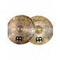 Used MEINL 15in Byzance Dark Hi Hat Pair Cymbal