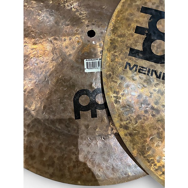 Used MEINL 18in BYZANCE DOUBLE DOWN STACK Cymbal